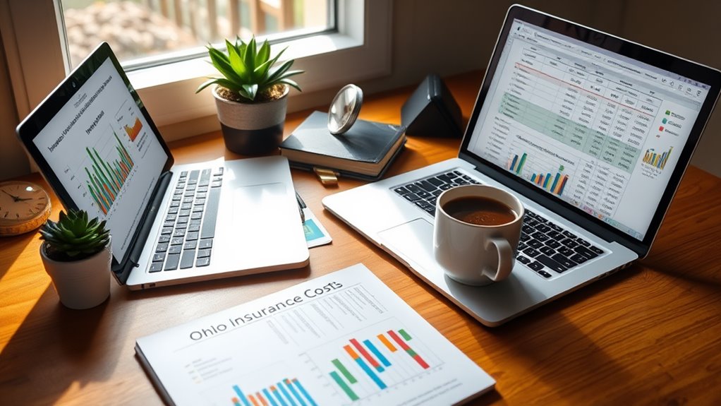 ohio insurance monthly expenses